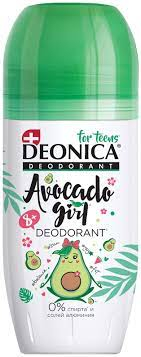 DEONICA Дезодорант ролик (50мл) FOR TEENS Avocado Girl