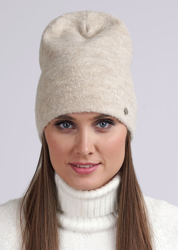 CLE 444276фэш Шапка женская 444276фэш св.бежевый