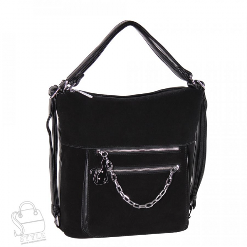 Рюкзак женский 3352AA black Polina&Eiterou/50  в Новосибирске