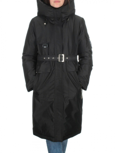EAC293 BLACK Куртка зимняя женская (200 гр. холлофайбера)