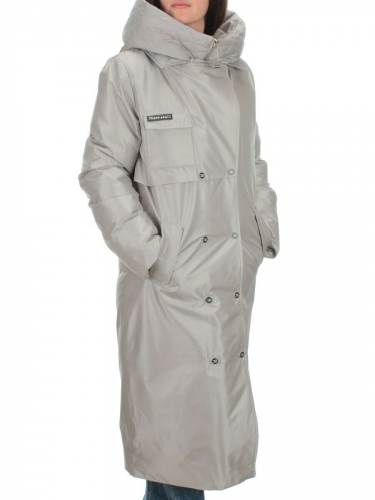 EAC327 LT.GRAY Пальто зимнее женское (200 гр. холлофайбера)