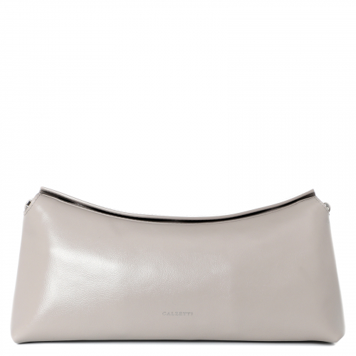 Женская сумка с ручкой CALZETTI LADY BAG M 3094893, бежево-серый