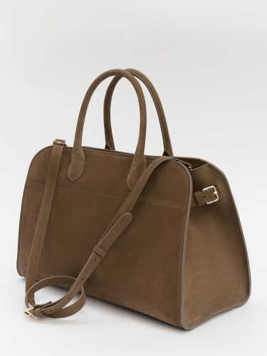 Женский тоут CALZETTI ASHLEY MAXI 4250310, серовато-коричневый