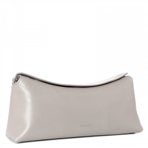 Женская сумка с ручкой CALZETTI LADY BAG M 3094893, бежево-серый