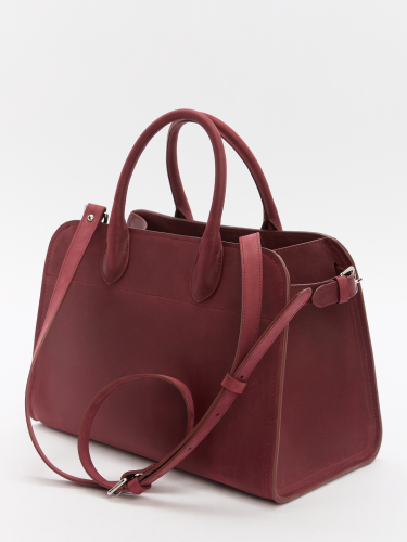 Женский тоут CALZETTI ASHLEY MEDIUM 4527364, темно-бордовый