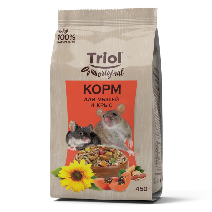 Triol Original Корм для мышей и крыс 450 гр.