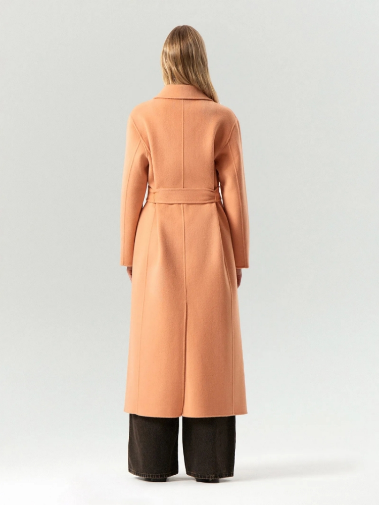 Пальто-халат из шерсти ,
80% шерсть, 20% нейлон ,