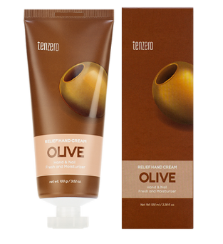 [TENZERO] Крем для рук ЭКСТРАКТ ОЛИВЫ Relief Hand Cream-Olive, 100 мл