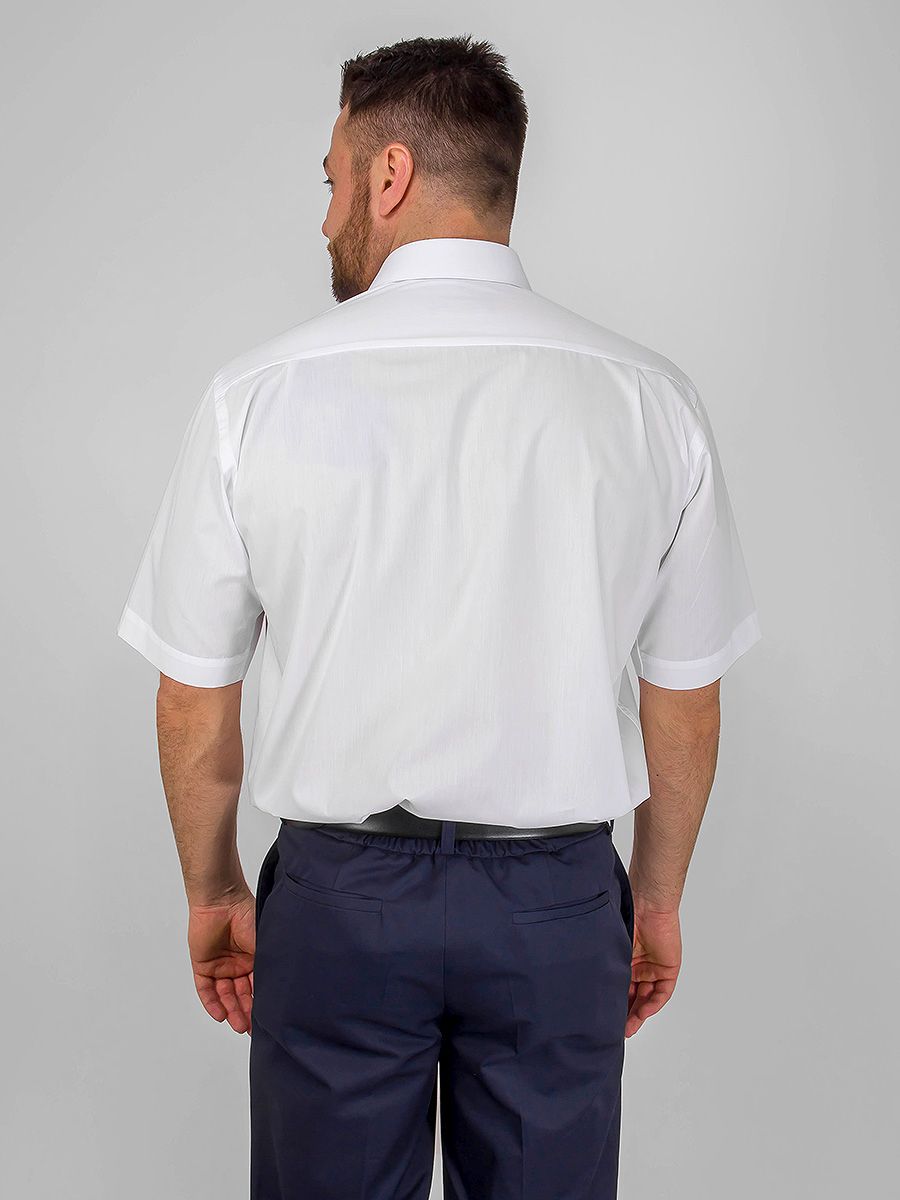 Сорочка мужская короткий рукав GREG 100/109/WHITE_V
