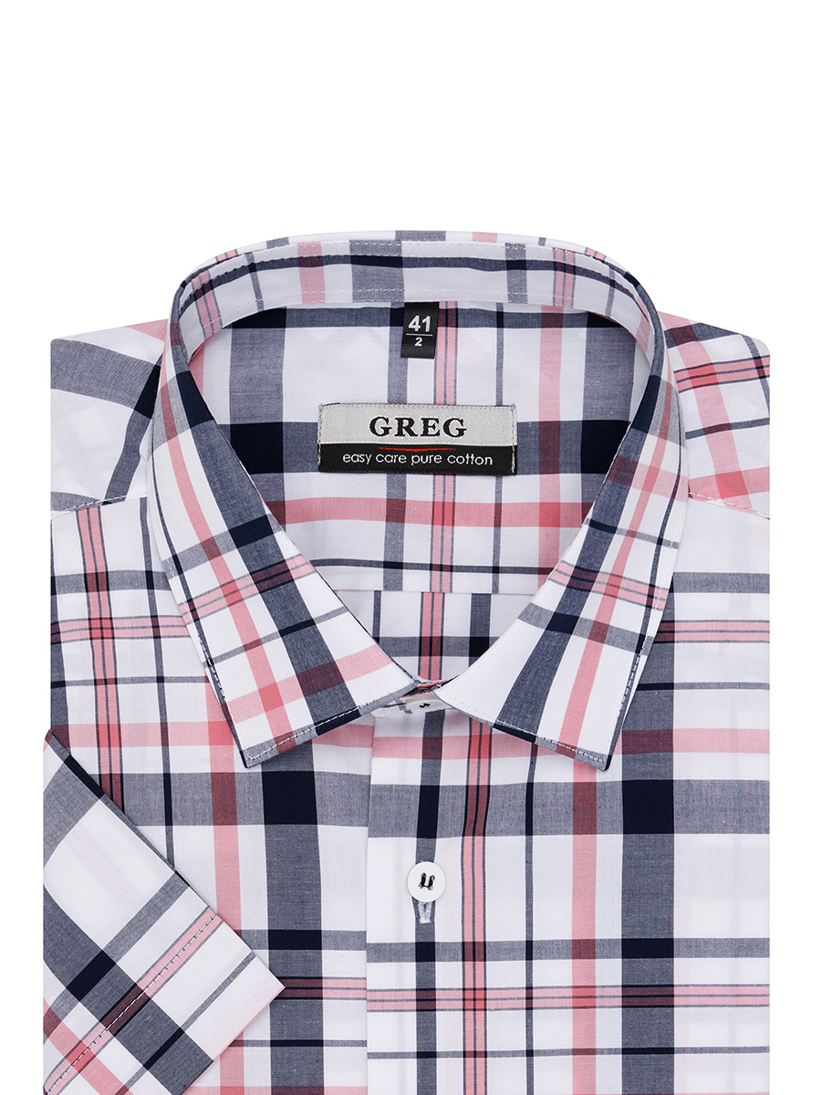 Сорочка мужская короткий рукав GREG 265/201/6042