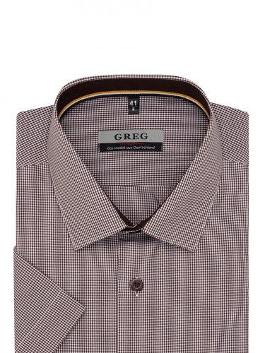 Сорочка мужская короткий рукав GREG 514/209/7474/1p