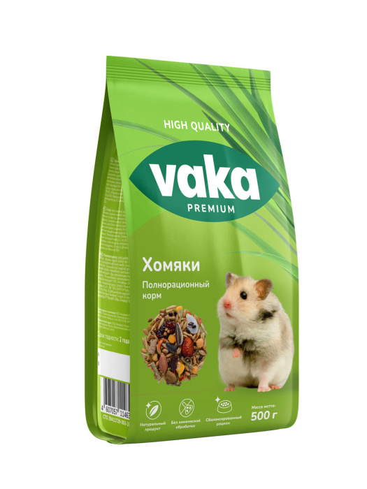 ВАКА H.Q. Корм для хомячков 500 гр.