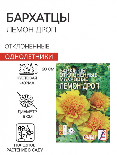 Семена цветов Бархатцы отклоненные  