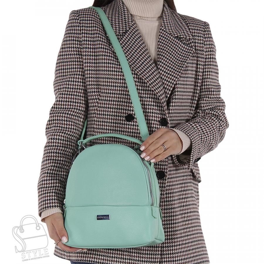 Рюкзак женский 670091 green Velina Fabbiano-Safenta/30