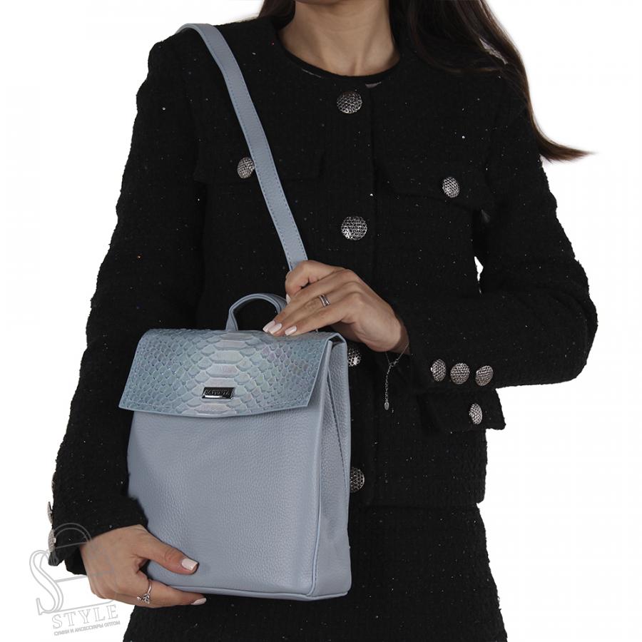 Рюкзак женский 69126-1 l.blue Velina Fabbiano-Safenta/30