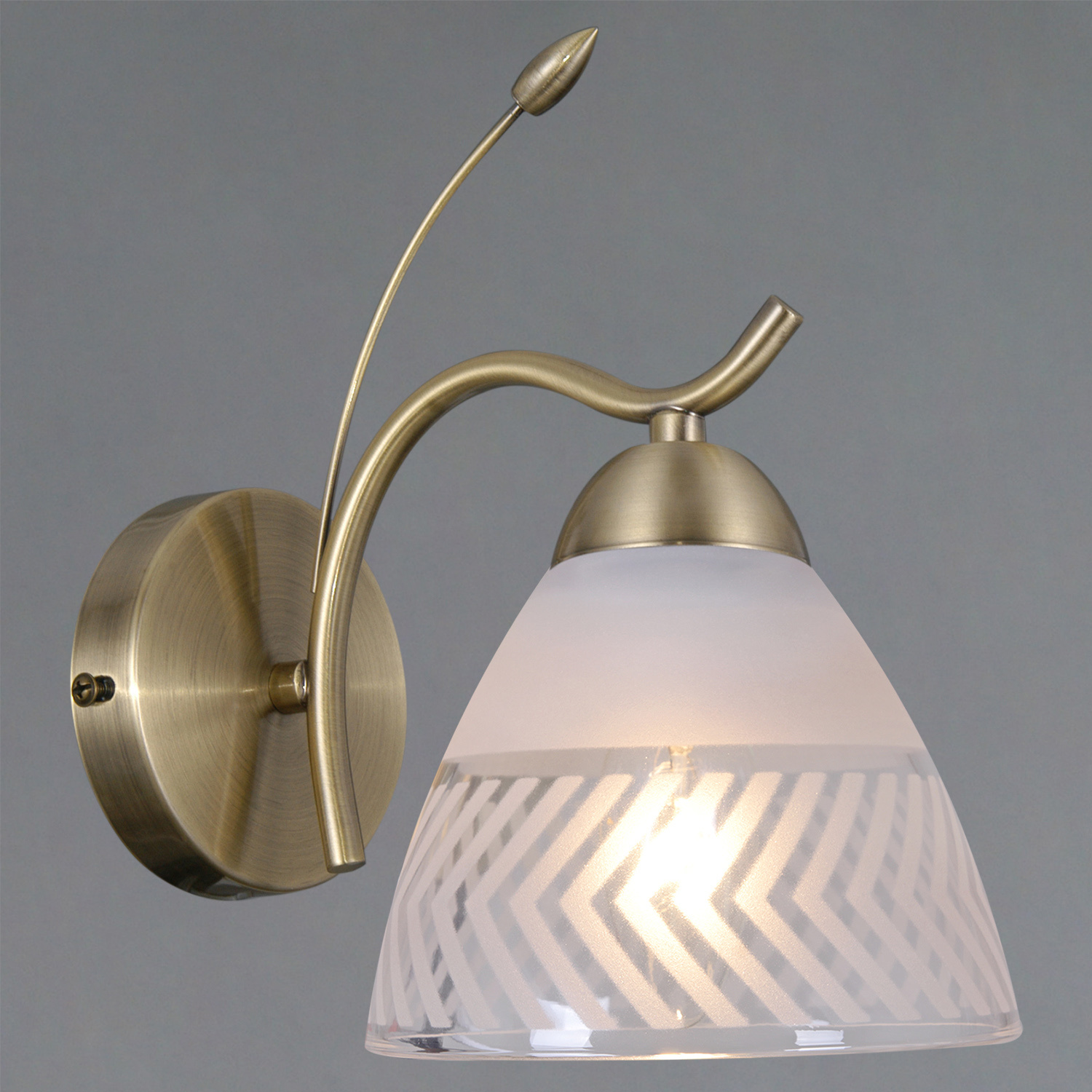 Бра IL0594-1WSQ-25 AB AREZZO светильник настенный