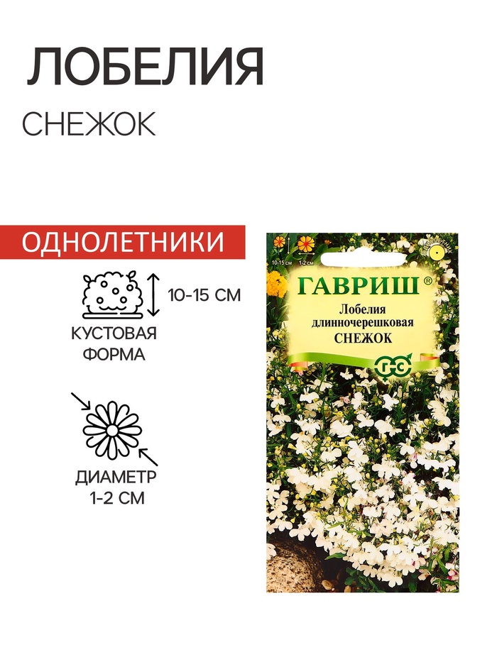 Семена цветов Лобелия