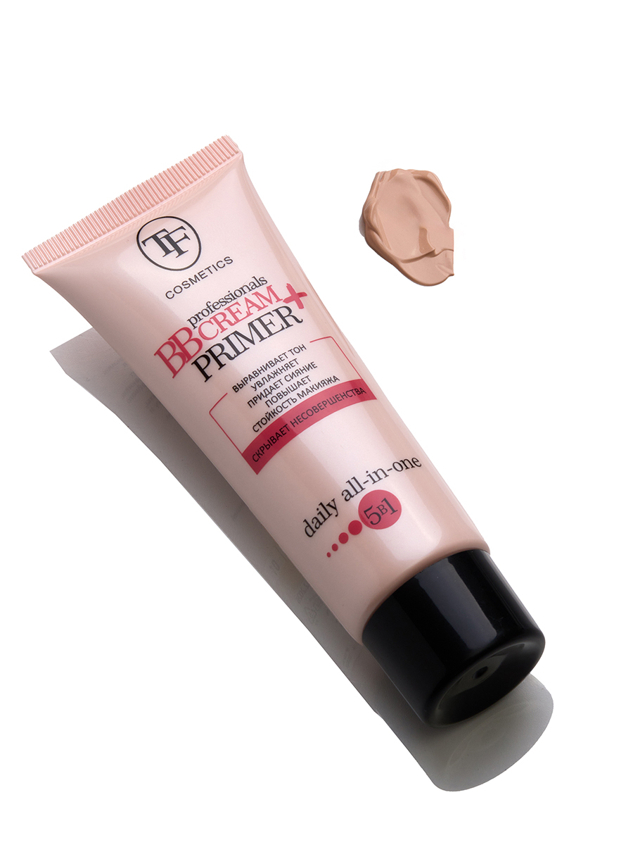 TF CTW11 Увлажняющий крем-тон и основа под макияж professional BB CREAM+PRIMER, тон 02