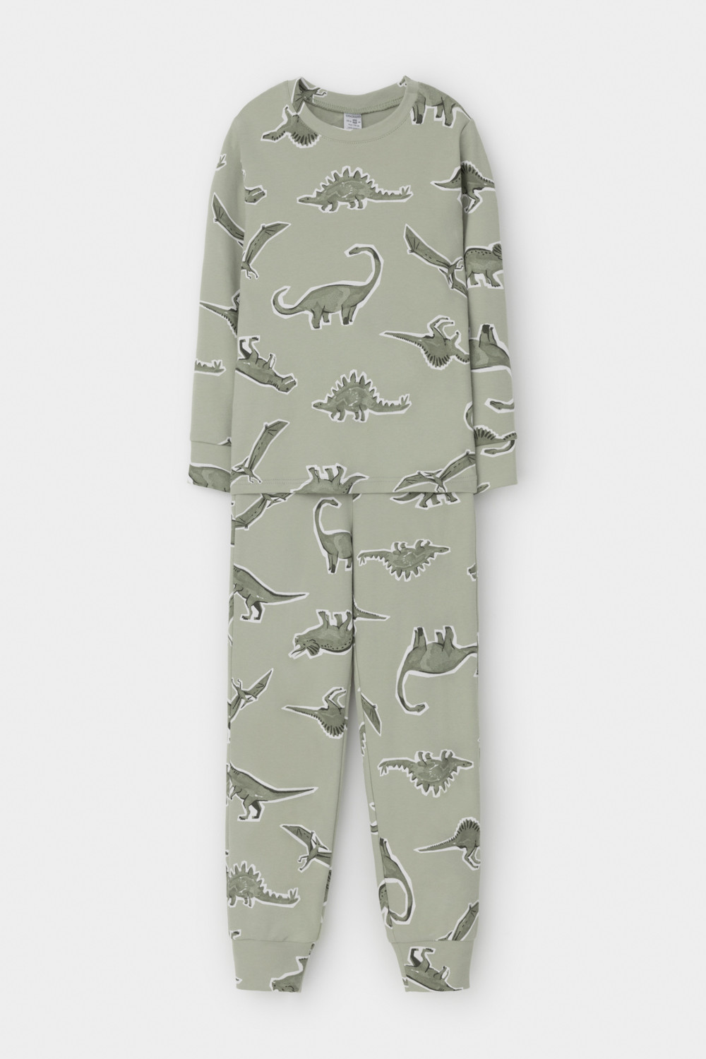 Crockid Пижама К 1552 шалфей, дино рисунки Crockid