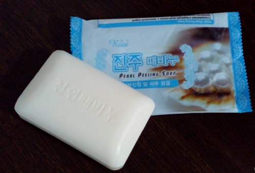 ROSE/ Мыло-пилинг с экстрактом жемчуга Pearl Peeling Soap 150 гр.