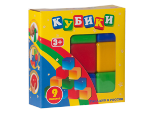 Набор кубиков 9 шт /Новокузнецк/ в Нижнем Новгороде