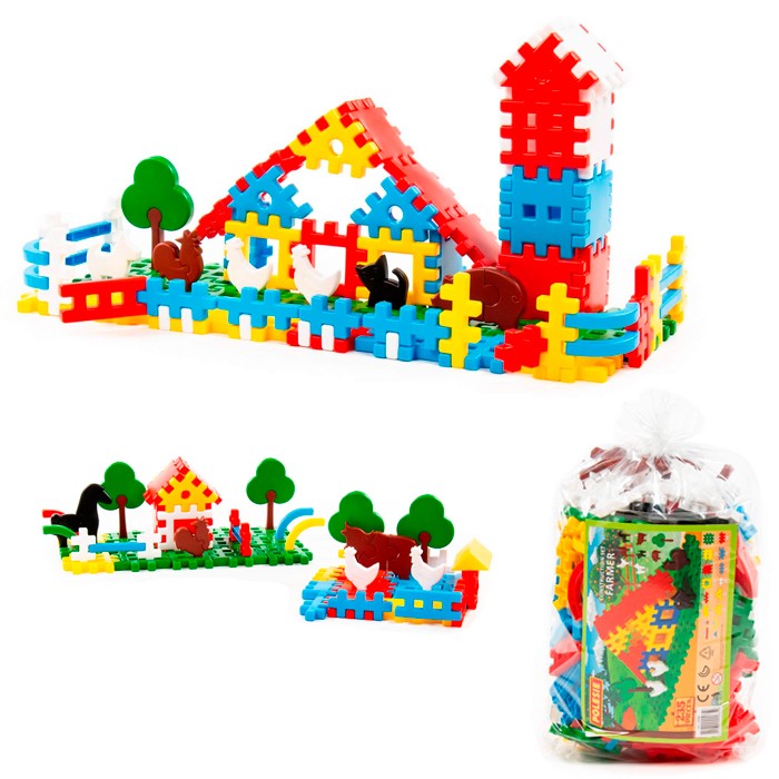 Конструктор Фермер 235 эл мешок П-Е/5/ в Нижнем Новгороде