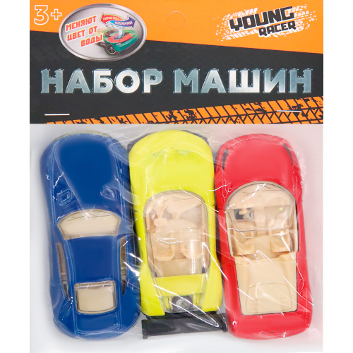 Набор машин Young Racer MK324-385A меняет цвет в воде (3шт) в пак. в Нижнем Новгороде