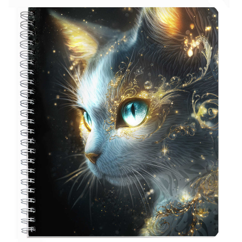 Тетрадь Copybook арт. 68516/ /80 л., А5+, вн.блок - клетка, печать по фольге, выборочный ТВИН УФ-лак,