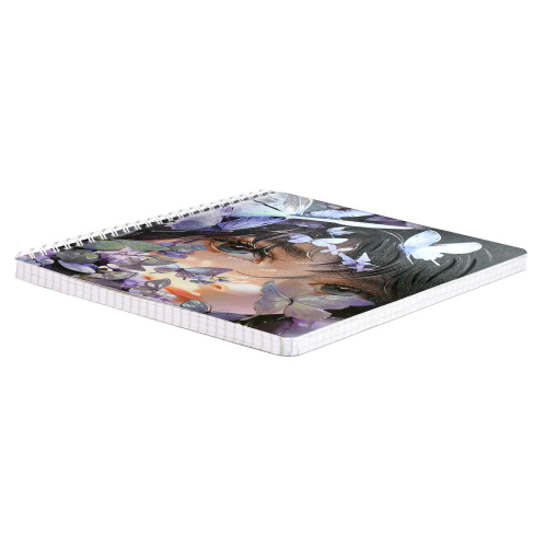 Тетрадь Copybook арт. 68517/ /80 л., А5+, вн.блок - клетка, печать по фольге, выборочный ТВИН УФ-лак,