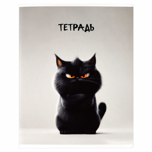 Тетрадь, А5+, 48 л, вн.блок - клетка, выборочный ТВИН лак, мягкий переплёт (2 скобы)