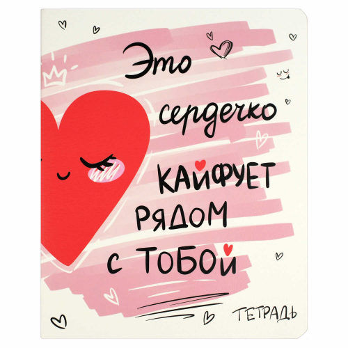 Тетрадь, А5+, 48 л, вн.блок - клетка, мягкий переплёт (2 скобы)