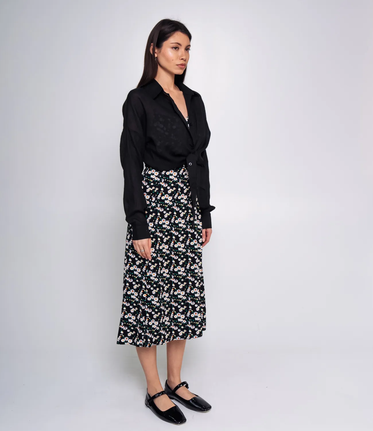 Комплект Платье+рубашка #ОБШ1443-3, чёрный