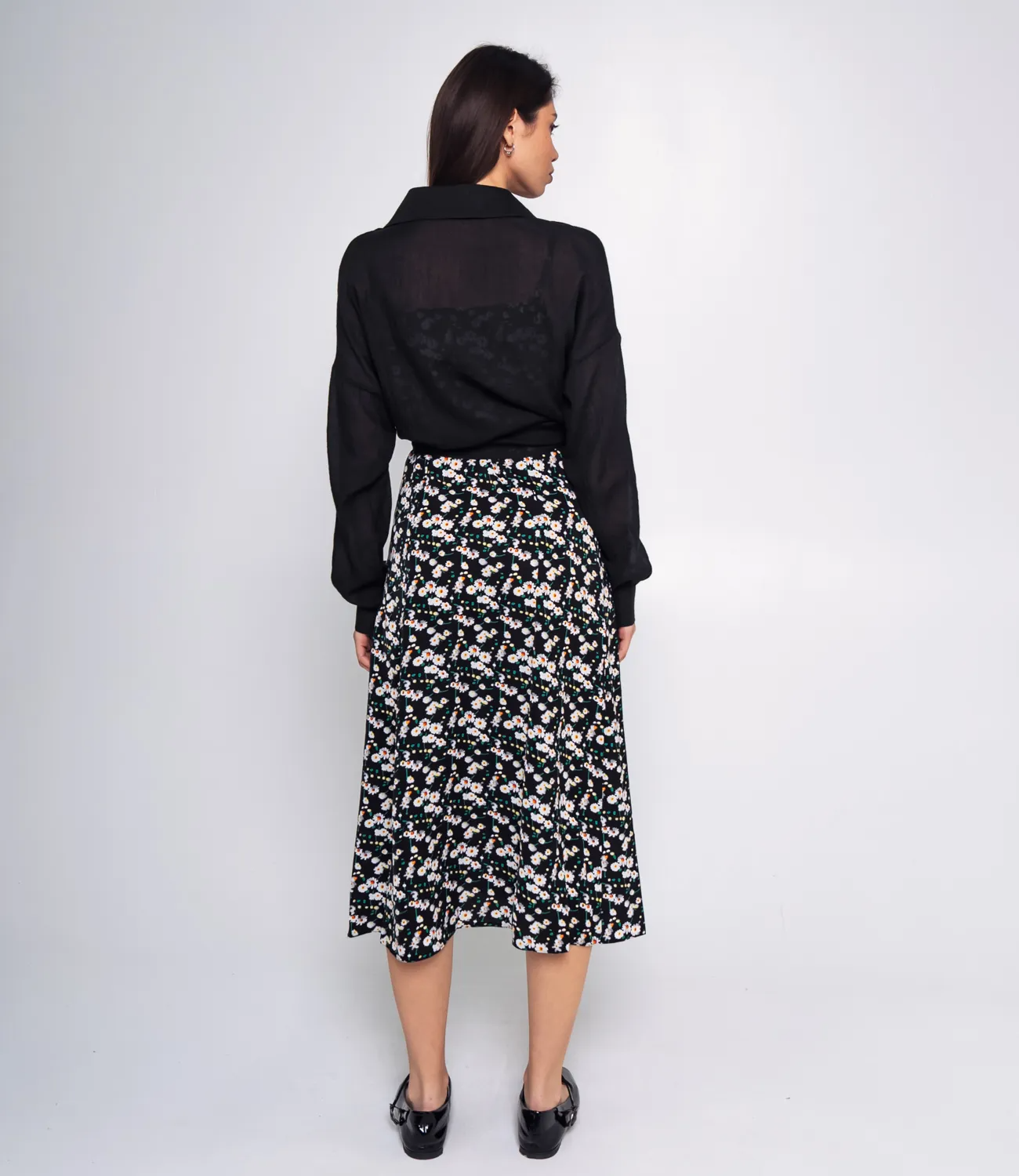 Комплект Платье+рубашка #ОБШ1443-3, чёрный