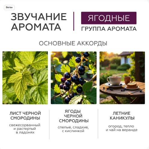Масло для душа Black cassis