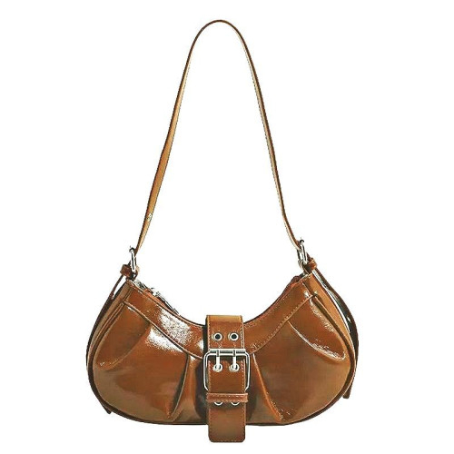 Женская кожаная сумка 59004 BROWN