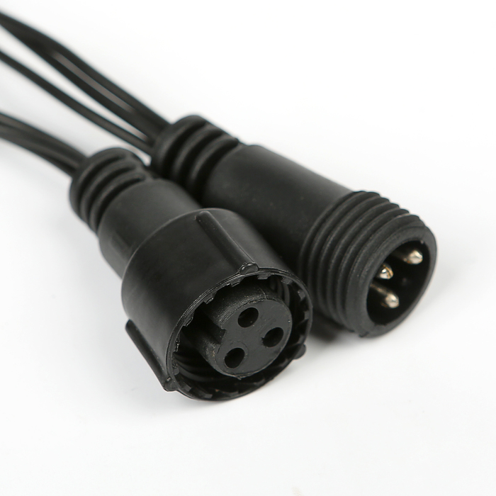 УЦЕНКА Гирлянда «Бахрома», 3×0.9 м, IP44, УМС, 232 LED, 220 В, тёмная нить, свечение тёплое белое