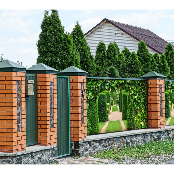 Фотобаннер, 250 × 150 см, с фотопечатью, люверсы шаг 1 м, «Лабиринт», Greengo