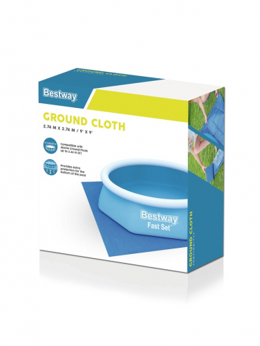Подстилка для круглых бассейнов, 274 х 274 см, 58000 Bestway