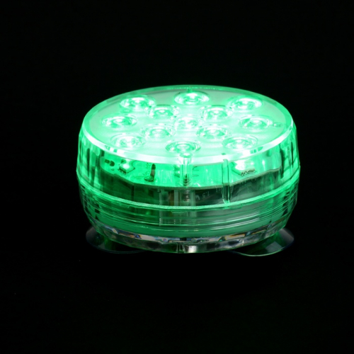 Светильник подводный с ПДУ, 13 LED, 4 Вт, IP68, RGB, таймер, от батареек 3*AAA (не в компл.)