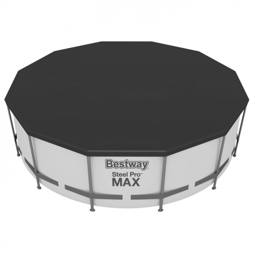 УЦЕНКА Бассейн каркасный Bestway Steel Pro Мах 56438, 457×122 см, фильтр-насос, лест, тент, круглый