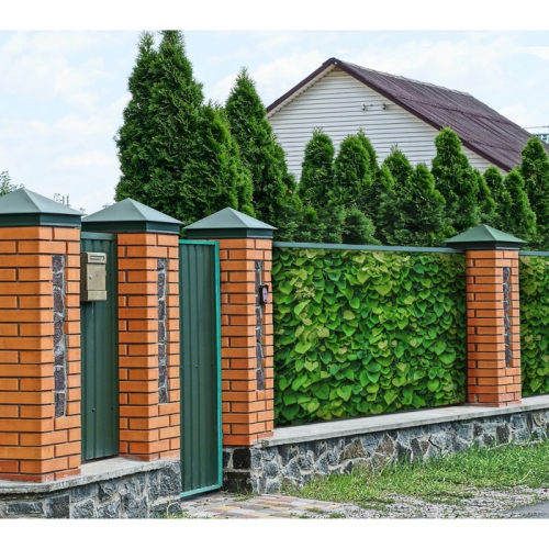 Фотобаннер, 300 × 200 см, с фотопечатью, люверсы шаг 1 м, «Зелёная стена», Greengo