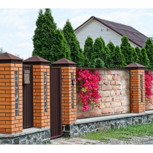 Фотобаннер, 300 × 200 см, с фотопечатью, люверсы шаг 1 м, «Красные цветы», Greengo