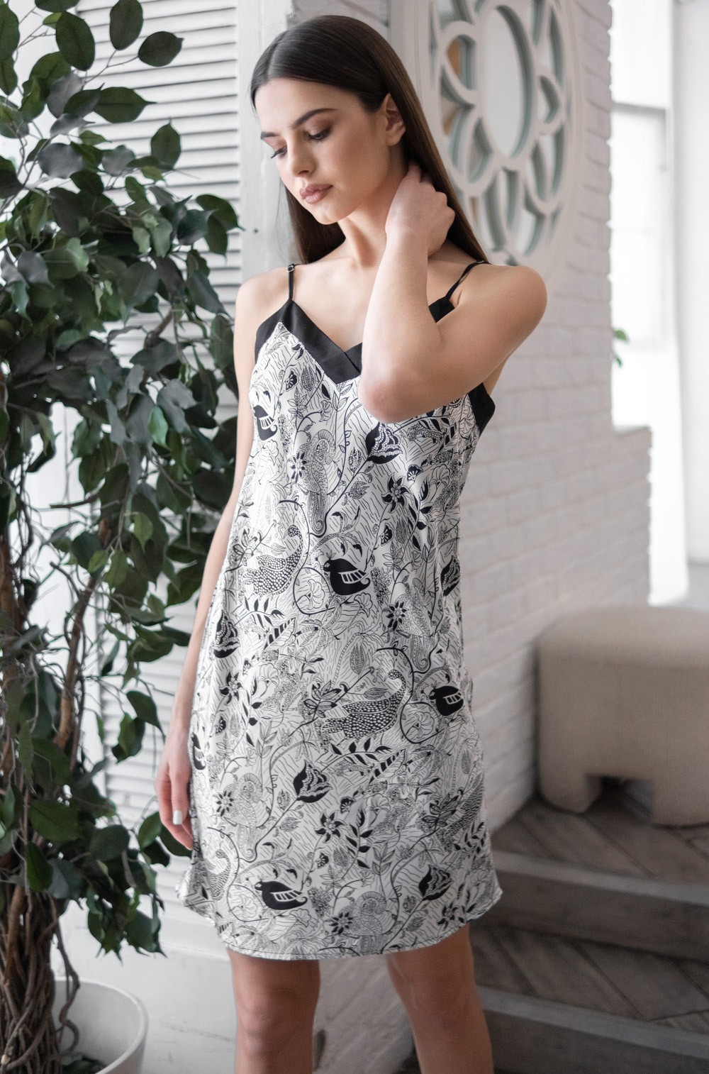 998р 1798р Charline 4090 Короткая сорочка Mia-Amore