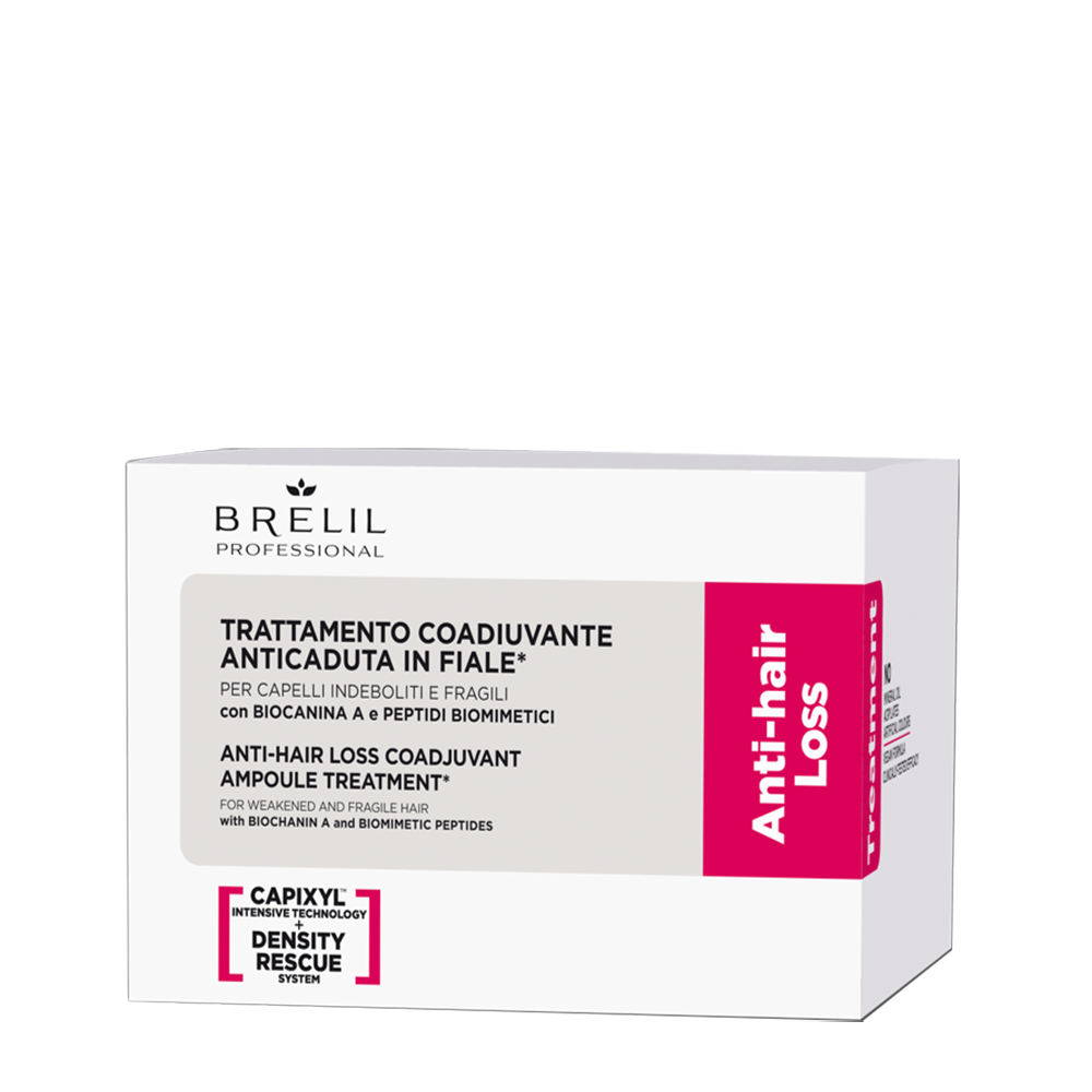 BRELIL Лосьон вспомогательный против выпадения волос / ANTI-HAIR LOSS COADJUVANT AMPOULE TREATMENT 10*6 мл