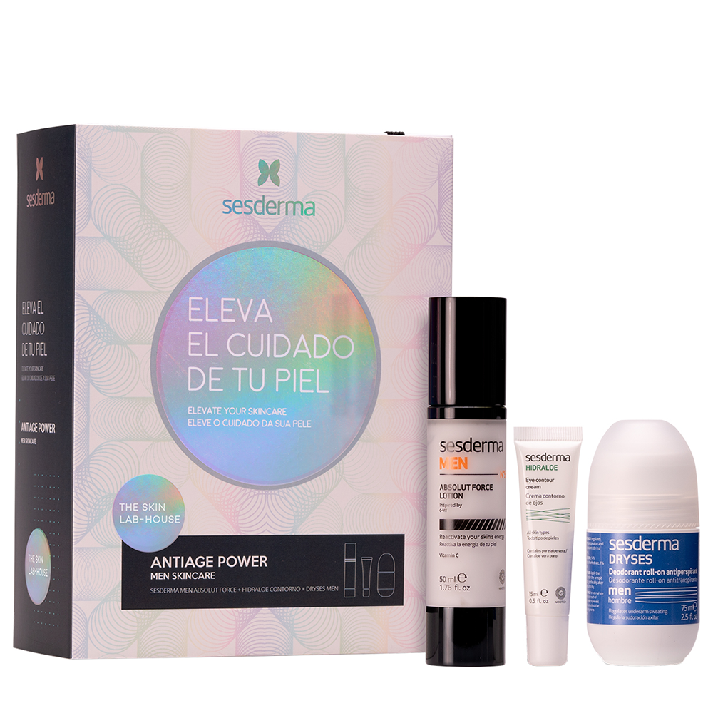 SESDERMA Набор мужской для лица (лосьон 50 мл + крем-контур для зоны вокруг глаз 15 мл + дезодорант 75 мл) Sesderma Men’s Care