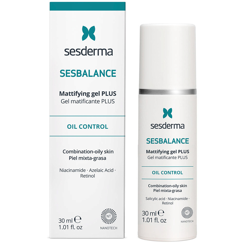 SESDERMA Себорегулирующий гель для лица Plus Sesbalance, 30 мл