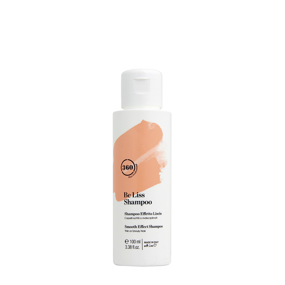 Шампунь разглаживающий для вьющихся и непослушных волос / Be Liss Shampoo 100 мл 360 HAIR PROFESSIONAL
