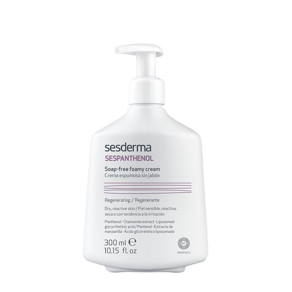 SESDERMA Крем-пенка восстанавливающая для умывания / SESPANTHENOL Soap-free foamy cream 300 мл