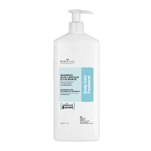 BRELIL Шампунь масляный смягчающего и успокаивающего действия / SCALP CARE 1000 мл