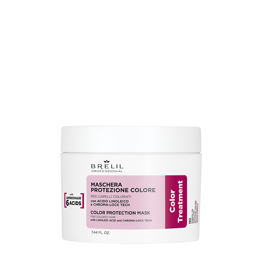 BRELIL Маска для защиты цвета окрашенных волос / AMINO TREATMENT 220 мл